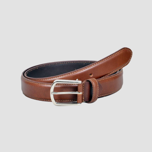 Mens Leather Solid Belt